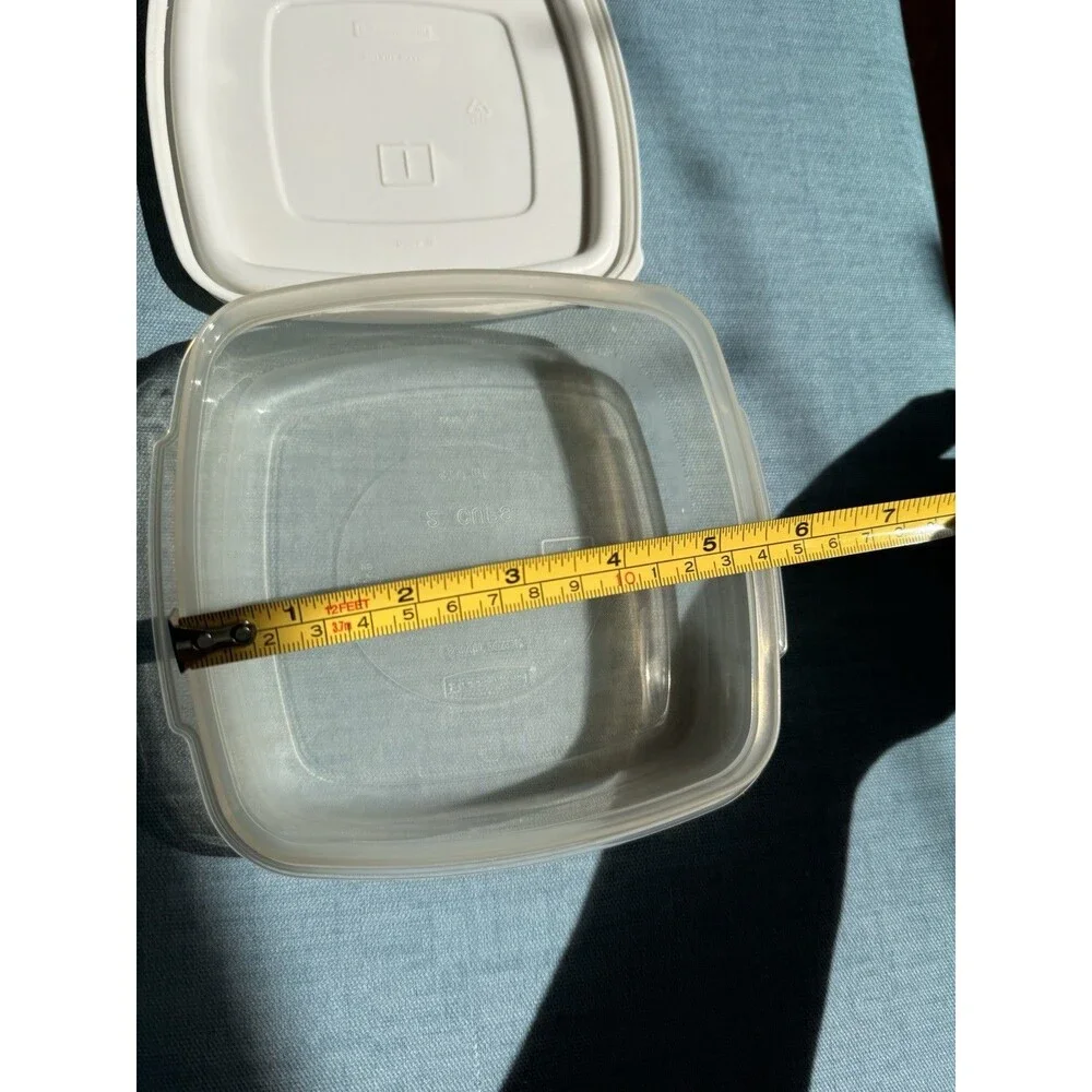 Vintage Rubbermaid Servin Saver #1 Container 2 Cup 0010 0018 White Lid Sandwich